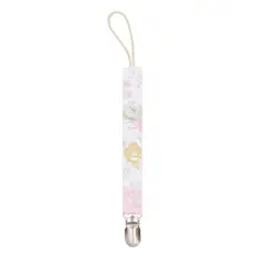 LUCALAND - Porta chupón de muselina con clip y diseño C