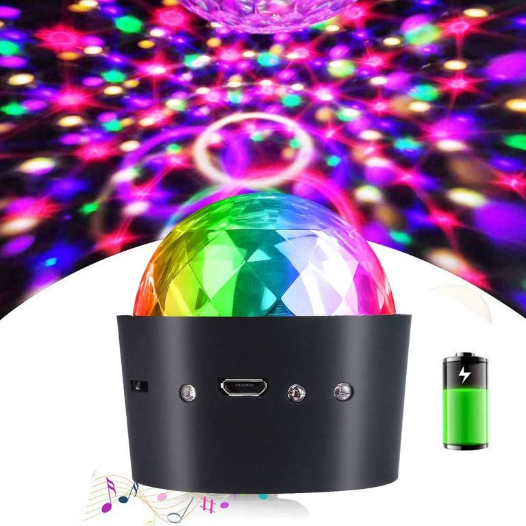 Home-Neat Mini Bola de Discoteca LED Iluminacion Luces Fiesta