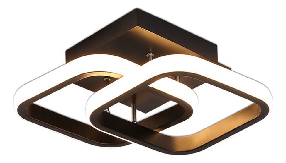 Lámparas de Techo LED acrílica Moderno 3 Colores Negro