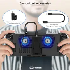 GENERICO - Ventilador Cooler para Steam Deck y Nintendo Switch.