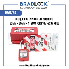 BRADLOCK - Bloqueo de Enchufe Eléctrico Grande