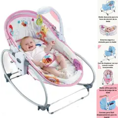 IDEAL - Mecedora para bebé Versatile 6 en 1 Rosado