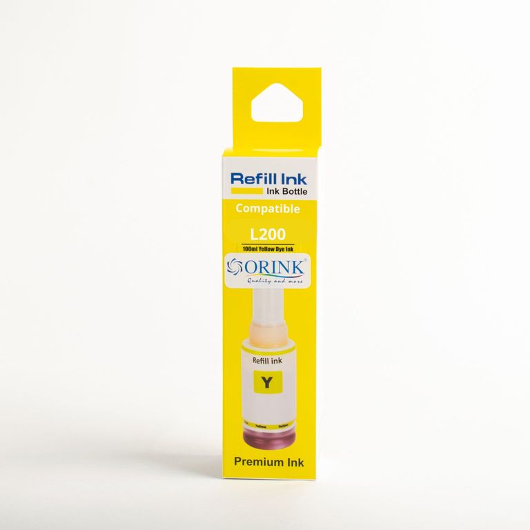 Tinta Compatible ORINK 664 Yellow 100 ml