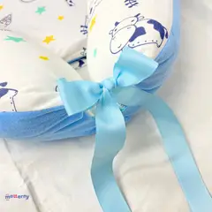 CUZKA - Nido Colecho para Bebé »KING» Ligth Blue