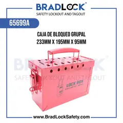BRADLOCK - Cajas de Bloqueo Grupal de Metal