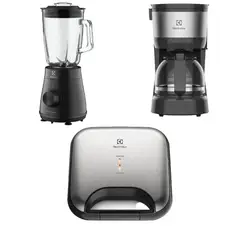 ELECTROLUX - Combo Cafetera ECM10 + Sandwichera ESG20 + Licuadora EBS20