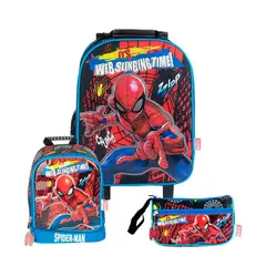 ARTESCO - SET MALETA ZIPP PREMIUM SPIDERMAN MAL+LONC+CART