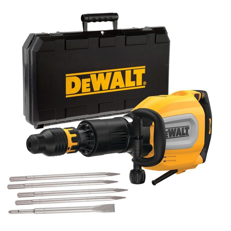 Martillo Demoledor SDS Max 1700W Brushless + 5 Cinceles D25911K-K21