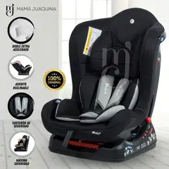 EBABY - Silla de Auto Reclinable «MASI» Black