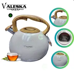VALESKA - Tetera silbadora de roca volcánica 5 litros VL-MK590