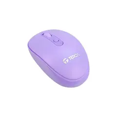 TEROS - Mouse óptico INALAMBRICO TE5075P, Color Purpura, 1600 DPI