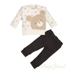 BABY YUVAL - Conjunto de Bebé en Fresh Terry Algodón Bear Stars