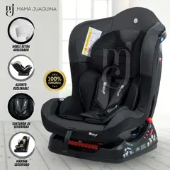 EBABY - Silla de Auto Reclinable «MASI» Dark Gray