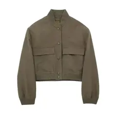 BLWOENS - Chaqueta para mujer-Verde