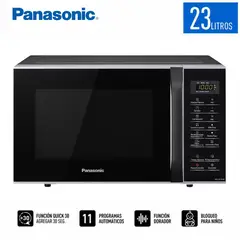 GENERICO - HORNO MICROONDAS PANASONIC 23LT NN-GT34JBRPK - NEGRO