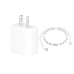 APPLE - Cargador De 20w + cable USB-C Para iPhone 14 13 11 y 12
