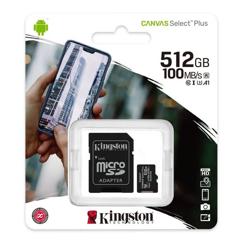 MEMORIA MICRO SD 512GB CANVAS SELE PLUS SDCS2512GB