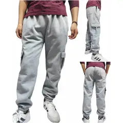 TENKI - Jogger Cargo Oversized para Hombre Franela Témpora Invierno
