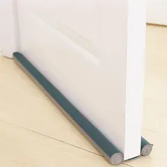 GENERICO - Protector Espuma Burlete Para Puerta Bloqueador Polvo Suciedad PLOMO