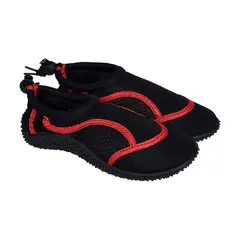 GENERICO - AQUASHOES - ZAPATILLAS DE AGUA PUNTA SAL NEGRO ROJO TALLAS 28 AL 34