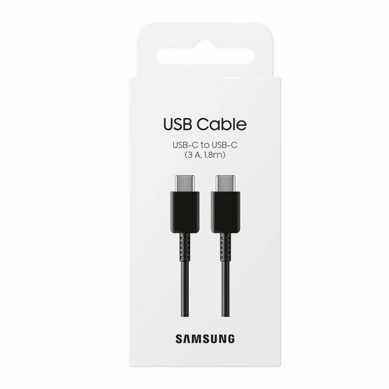 Cable Usb C a Usb C 18m 3A - Negro