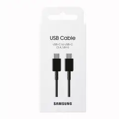 SAMSUNG - Cable Usb C a Usb C 18m 3A - Negro