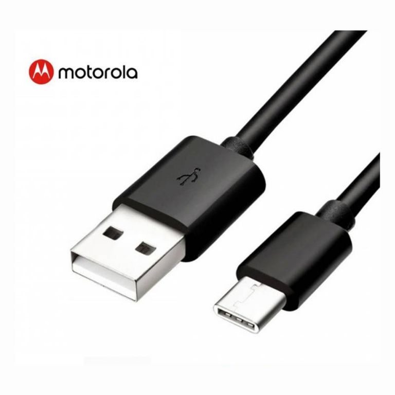 Cable Compatible Motorola Usb a Tipo C - Negro