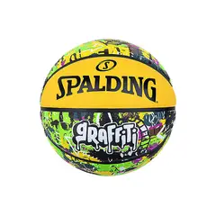 SPALDING - PELOTA DE BASKET GRAFFITI GRN-YELL - TALLA 7