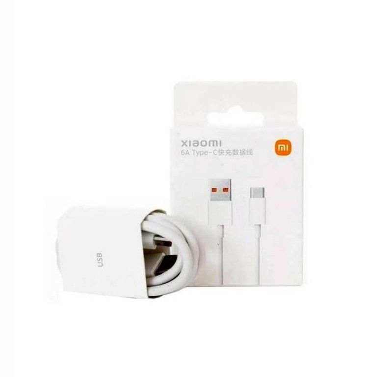 Cable Usb a Tipo C 1m 6A - Blanco