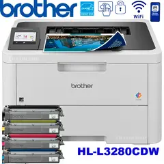 Brother - Impresora HL-L3280CDW Color LED Dúplex Automático Wi-Fi Gigabit Ethernet
