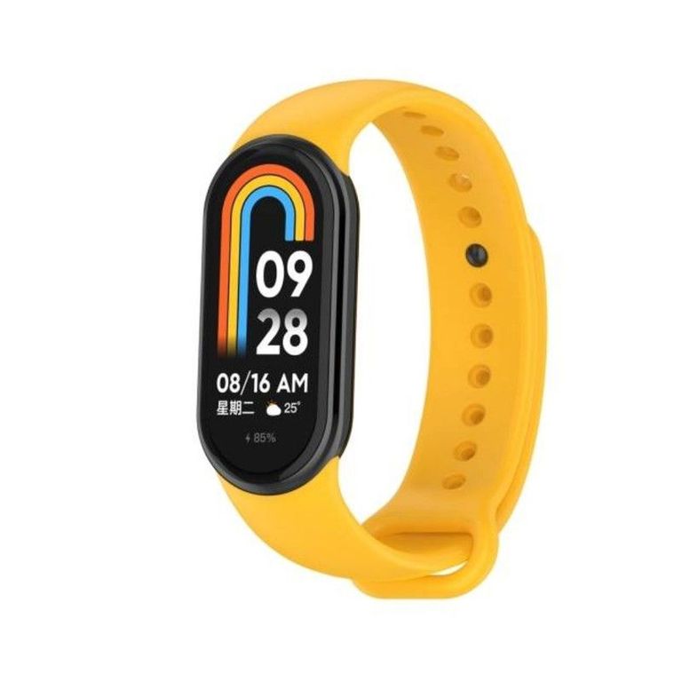 Correa de Silicona Para Xiaomi Mi Band 8 - Amarillo