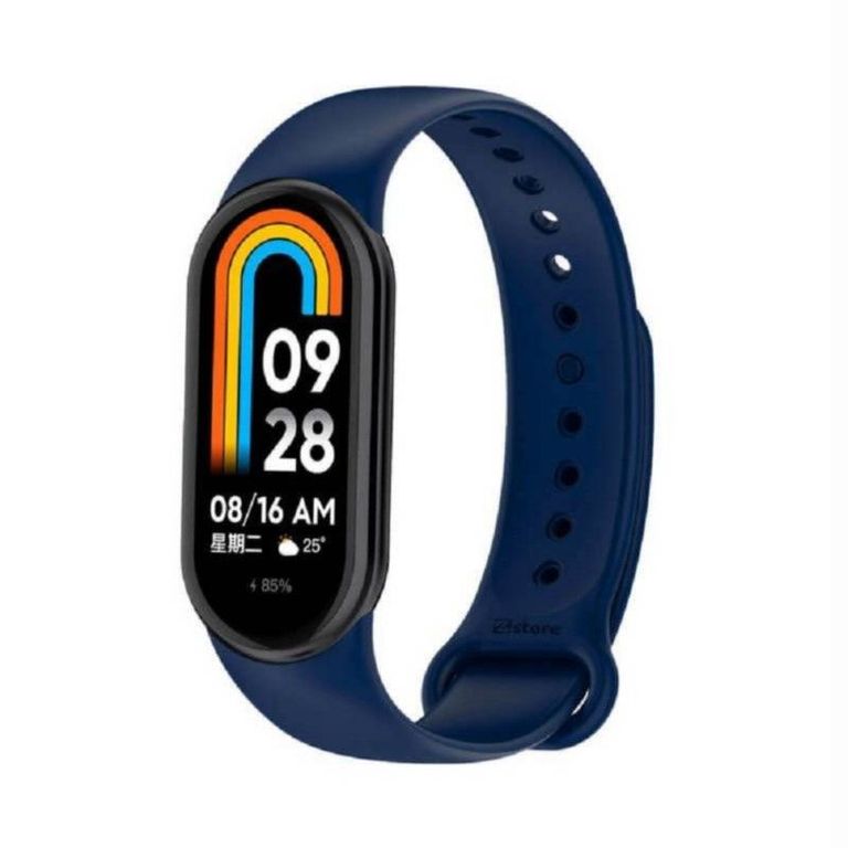 Correa de Silicona Para Xiaomi Mi Band 8 - Azul Noche