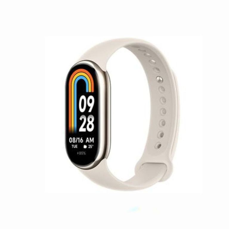 Correa de Silicona Para Xiaomi Mi Band 8 - Ivory