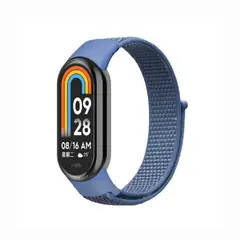 GENERICO - Correa de Nylon Para Xiaomi Mi Band 8 - Azul