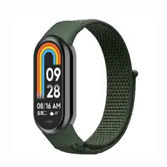 GENERICO - Correa de Nylon Para Xiaomi Mi Band 8 - Verde