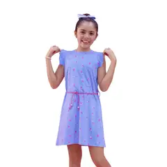 KIDS MASHMELO - Vestido en Jersey Estampado para niña