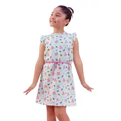 KIDS MASHMELO - Vestido en Jersey Estampado para niña