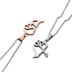 GENERICO - Set de Collares Llave de Amor Enamorados Parejas Novios Genieka