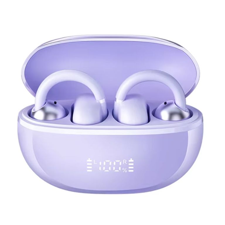 Auriculares AirFree TWS BT 5,4 batería de 24H duración-Morado