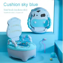 GENERICO - Bacín de Entrenamiento para Bebé Niños Con Diseño Celeste