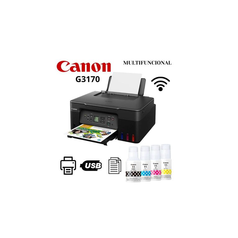 Impresora Pixma G3170 Multifuncional Wifi