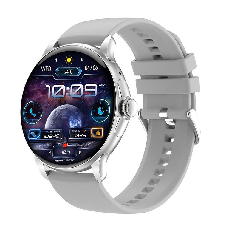 Reloj Inteligente GT-H9 Pro BT Smartwatch 1.43 Amoled-Blanco