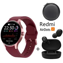 XIAOMI - Smartwatch Y80-R y Audifonos Redmi AirDots 2 y Estuche