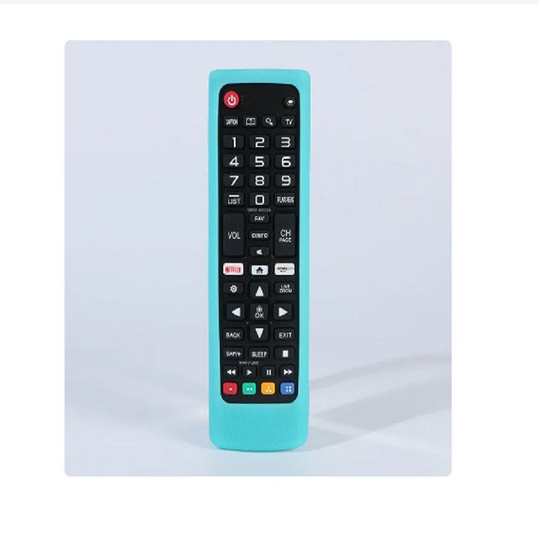 FUNDA DE SILICONA PARA CONTROL REMOTO LG SMARTV CELESTE