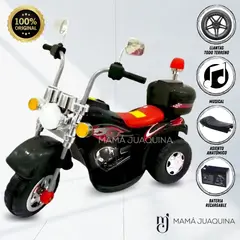 VELOX - Trimoto a Batería para Niños «HARLEY» Black