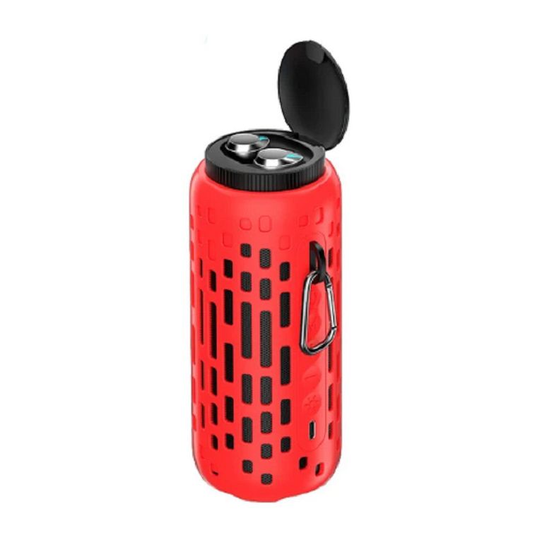 Audífonos Bluetooth M47 2en1 altavoz portátil y auriculares - Rojo