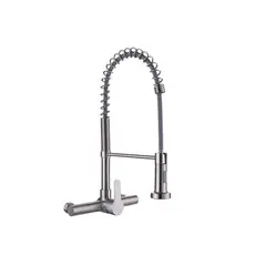XM - MEZCLADORA MONOCOMANDO DE COCINA ACERO PARED MC304-277
