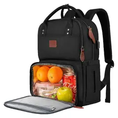 MATEIN - Mochila Portalaptop Mujer 1162 Con Bolsillo Térmico (Lonchera)
