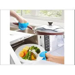 GENERICO - MANOPLA AGARRADERA DE COCINA OLLA CALIENTE DE SILICONA