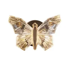 MMDH - Salon Dormitorio Mariposa LED Decorativo Lámpara de pared PEA294 Oro